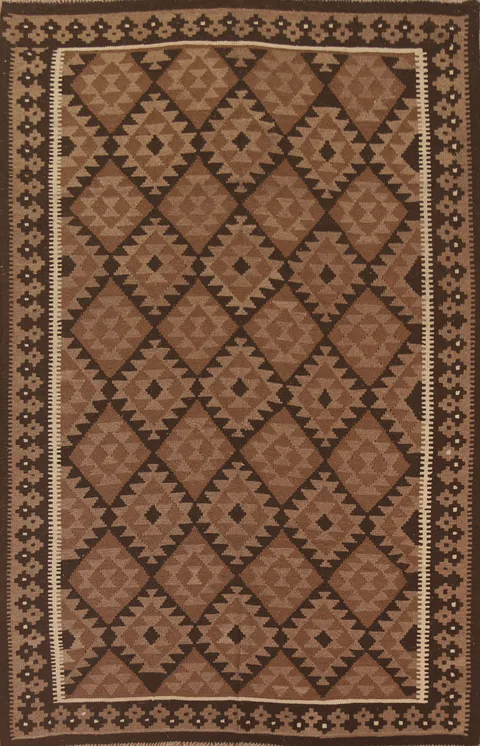 Geometric Kilim Oriental Area Rug 7x10