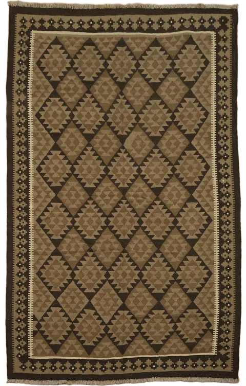 Tribal Kilim Wool Area Rug 7x10