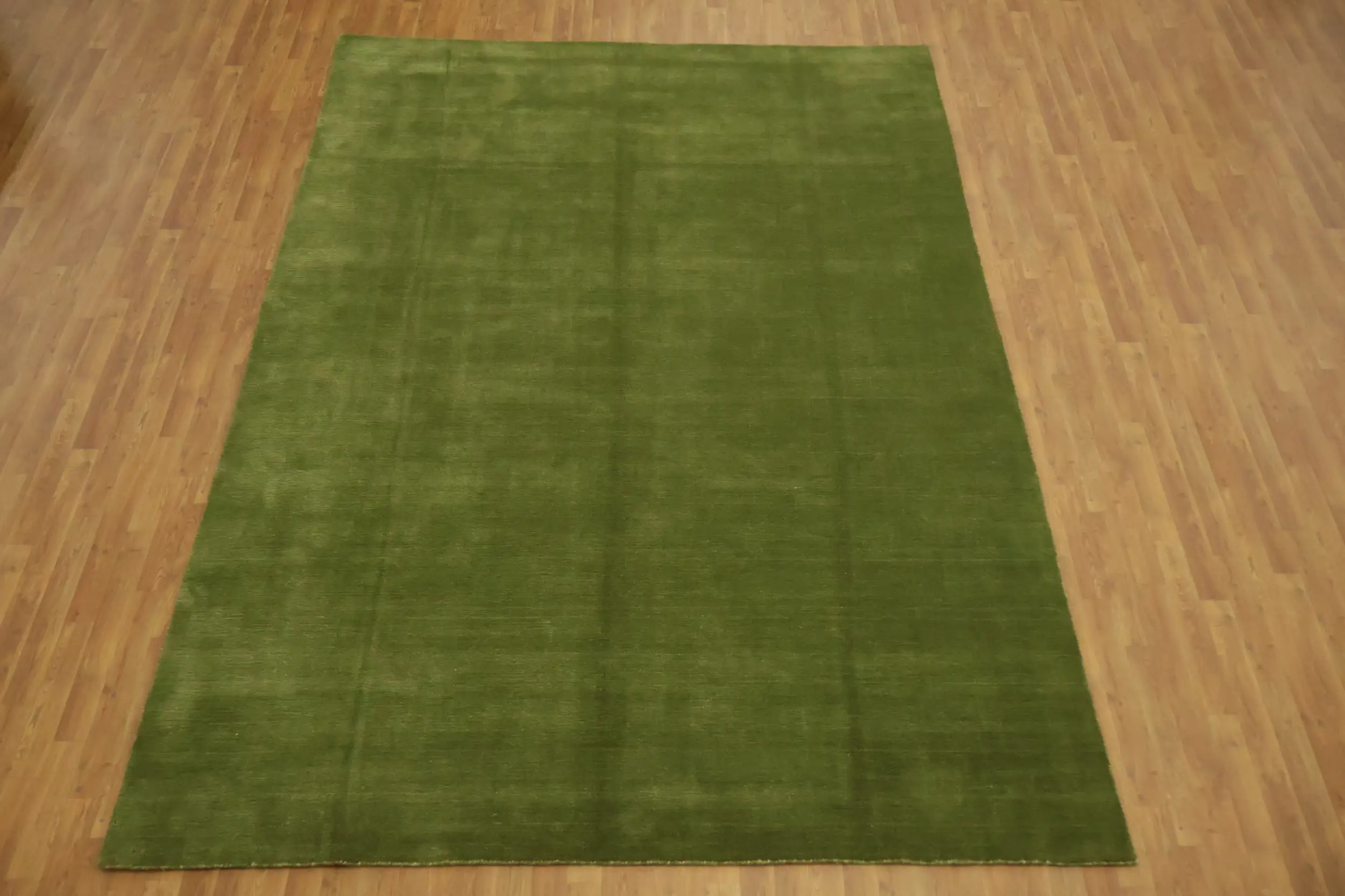 Contemporary Green Rug for Modern and Minimalist Interiors 8x11